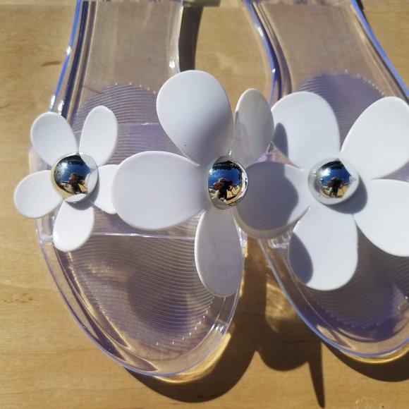 Clear Retro flipflop Jellies - Picture 5 of 11